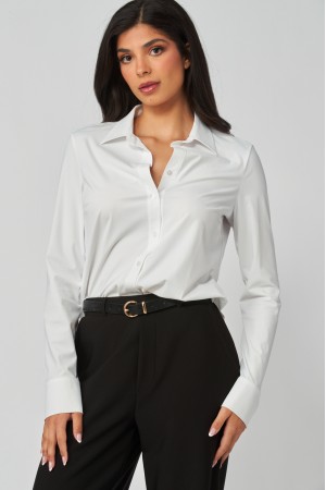 ALICE-22T<br/>The Future-Nylon Button-Up Shirt