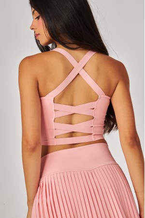 ALO-23B<br/>Airlift Yoga Elastic Cross Back Bra