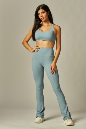 ARIA-01F<br/>Premium Nylon Butt Lift Flared Yoga Pants