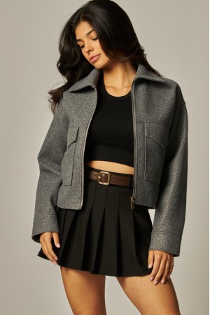 KELLY-100<br/>Wool Taylored Bomber Jacket