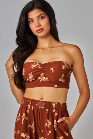 KIM-02T<br/>Bold Leopard Print Silk Bandeau