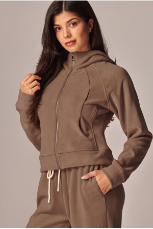 SKYLAR-2<br/>Cozy Soft Premium Fleece Hoodie Sweat Jacket