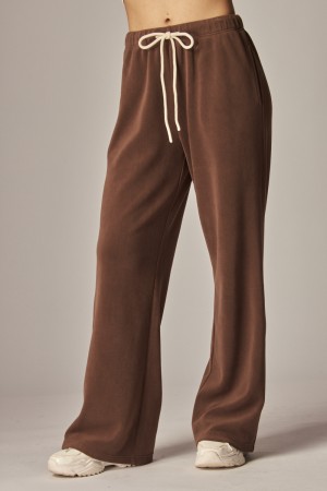 SKYLAR-3P<br/>Cozy Soft Premium Fleece Wide Leg Sweatpants